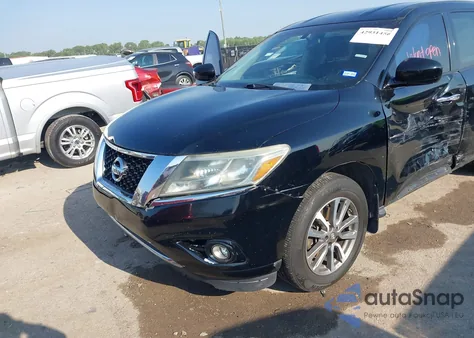 2013 Nissan Pathfinder S из США, поврежденный, VIN 5N1AR2MM1DC674466